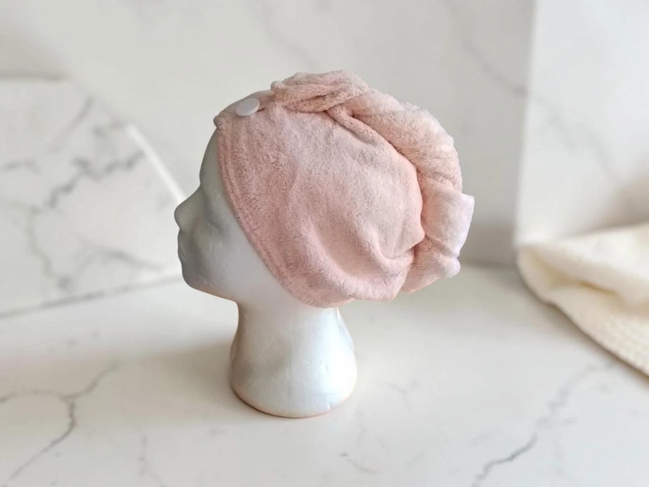 Serviette sèche cheveux rosa nova – photo 2